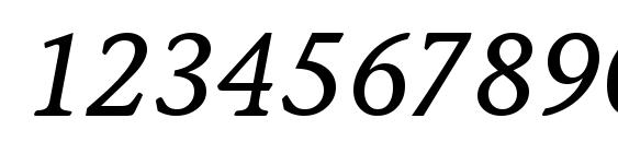 Stone Inf ITC TT MediumItalic Font, Number Fonts