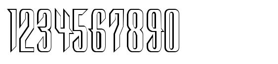 Stone Regular Font, Number Fonts