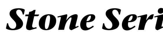 Stone Serif ITC Bold Italic Font
