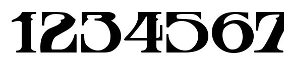 Stowaway MF Font, Number Fonts
