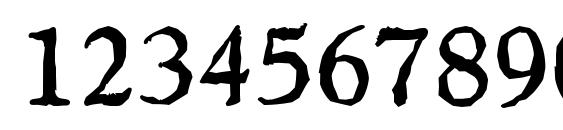 StratfordAntique Regular Font, Number Fonts