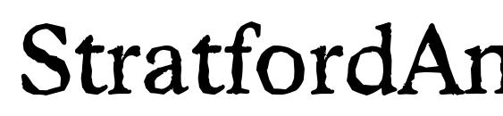 StratfordAntique Regular Font