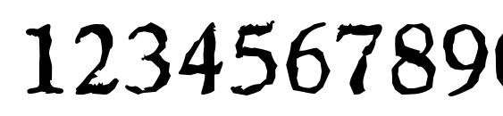 StratfordRandom Regular Font, Number Fonts