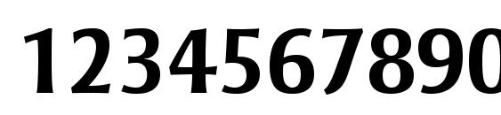 Strayhorn MT Bold Font, Number Fonts