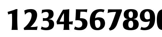 Strayhorn MT Extra Bold Font, Number Fonts