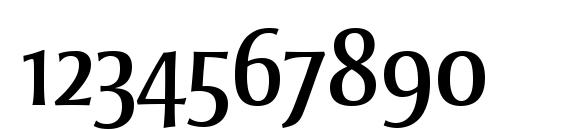 Шрифт Strayhorn MT SC, Шрифты для цифр и чисел