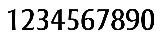 StrayhornMTStd Regular Font, Number Fonts