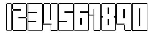 Street block Font, Number Fonts