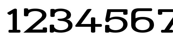 Street corner slab extend Font, Number Fonts