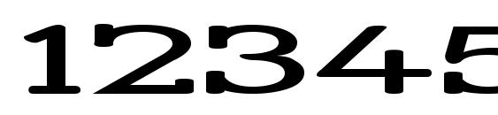 Street corner slab hyperextend Font, Number Fonts