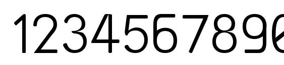 Street corner thin Font, Number Fonts