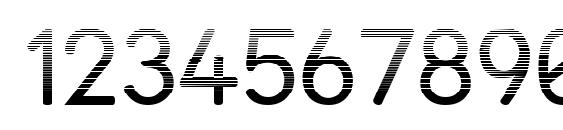 Street lined Font, Number Fonts