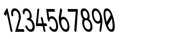 Street Thin Reverse Italic Font, Number Fonts