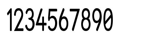 Street Thin Font, Number Fonts