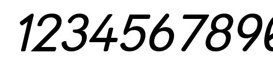 Street Upper Italic Font, Number Fonts