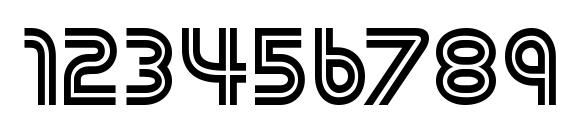 StreetCred Regular Font, Number Fonts
