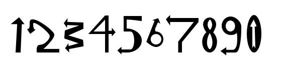 Strelochnikc Font, Number Fonts