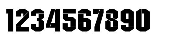 StructiaPanel Regular Font, Number Fonts