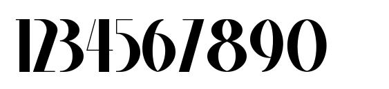 Studebaker Font, Number Fonts