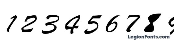 Style Medium Font, Number Fonts