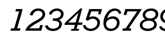 Stymie Italic Font, Number Fonts