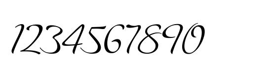 Suave Script Alt Font, Number Fonts