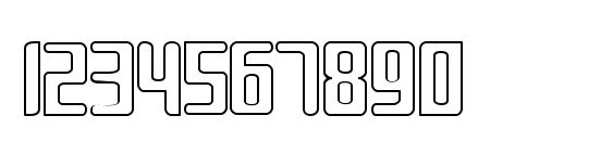 Sujeta Outline Font, Number Fonts