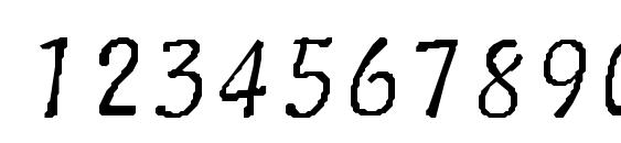 SULTAN Regular Font, Number Fonts