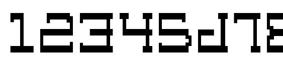 Superago Font, Number Fonts