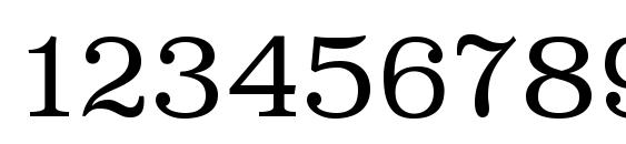 SuperclarendonLt Regular Font, Number Fonts