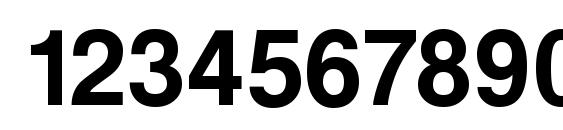 Svoboda Bold Font, Number Fonts