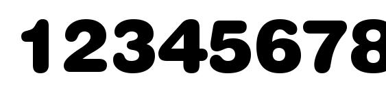 Swiss 721 Black Rounded BT Font, Number Fonts