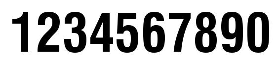 Swiss 721 Bold Condensed BT Font, Number Fonts