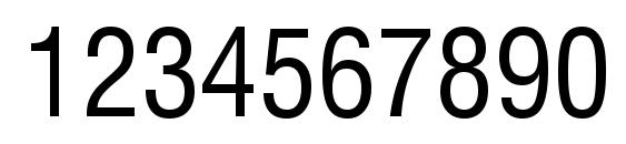 Swiss 721 Condensed BT Font, Number Fonts