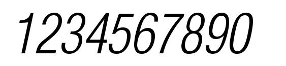 SwitzerlandCondLight Italic Font, Number Fonts