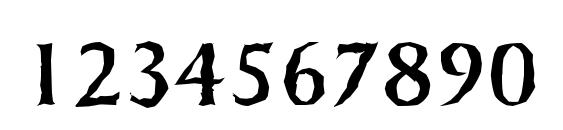 SydneyAntique Regular Font, Number Fonts