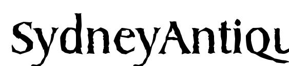 SydneyAntique Regular font, free SydneyAntique Regular font, preview SydneyAntique Regular font