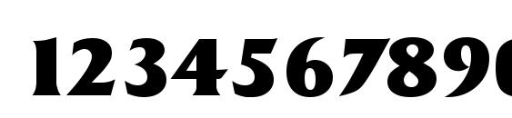 SydneySerial Heavy Regular Font, Number Fonts