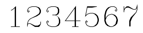 Symap Font, Number Fonts