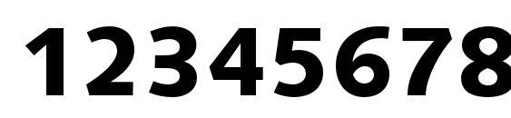 SyntaxLTStd Black Font, Number Fonts