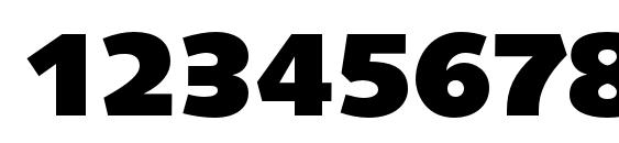 SyntaxLTStd UltraBlack Font, Number Fonts