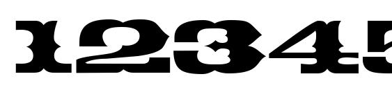 T720 Deco Regular Font, Number Fonts