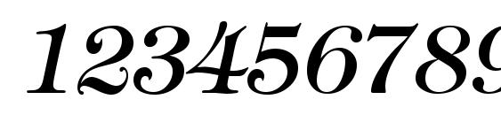Шрифт T731 Roman Italic, Шрифты для цифр и чисел