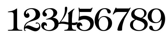 T731 Roman Regular Font, Number Fonts