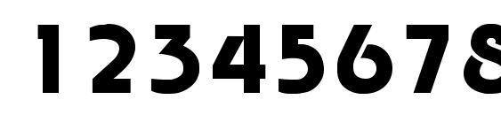 Tabasco Regular DB Font, Number Fonts