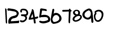 Tabatha Bold Font, Number Fonts