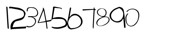 Tabatha Regular Font, Number Fonts