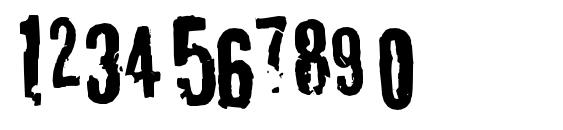 Tablhoid Font, Number Fonts
