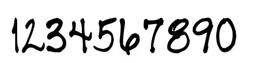 tabor handwriting Font, Number Fonts
