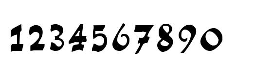 TACKLE Regular Font, Number Fonts